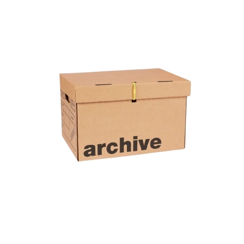 Small Document Storage Box - Small Archive Box | Personal File Box