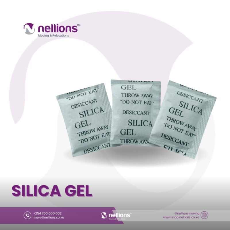 Buy absorbent silica gel for packing, export, storage and shipping in Nairobi Kenya