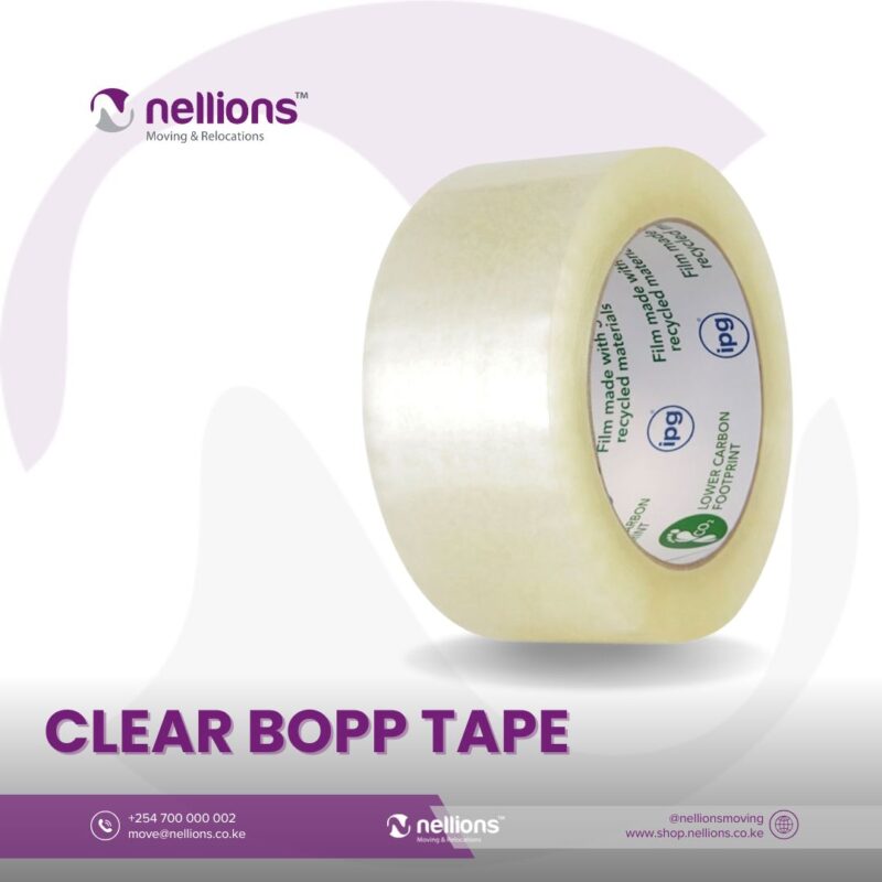 Buy heavy-duty clear BOPP tape in Nairobi, Kenya